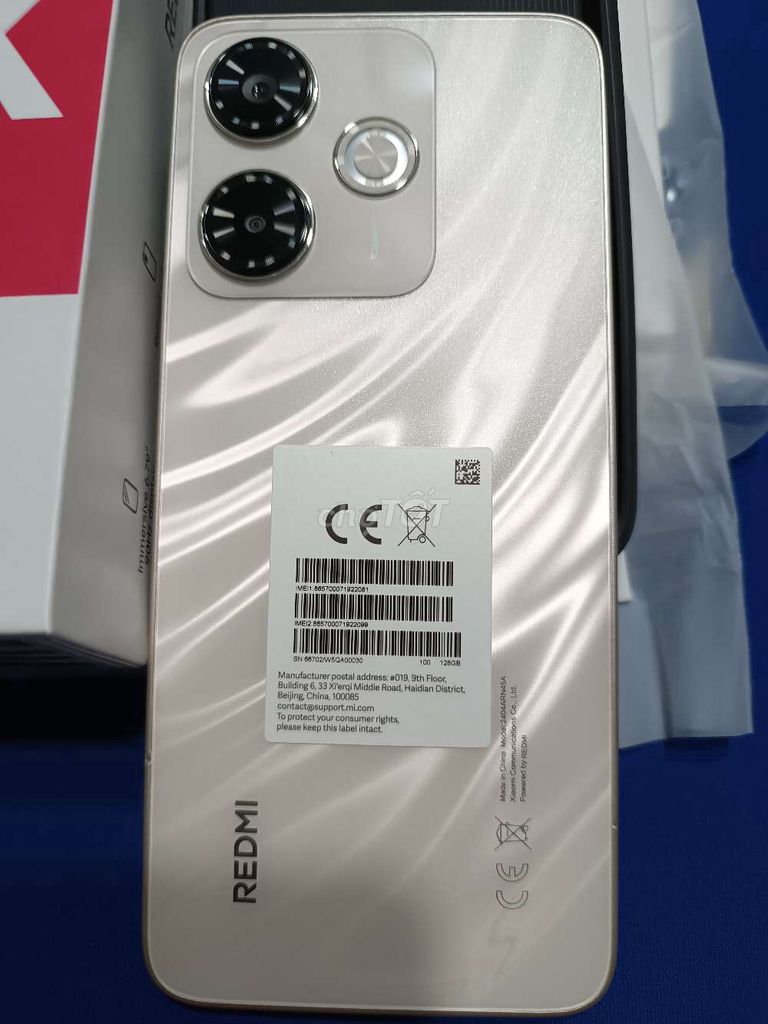 Xiaomi Redmi 13X 128GB Vàng kem, còn bảo hành. Mua bán Điện thoại tại Quận Tân Phú Tp Hồ Chí Minh được đăng bởi TÔ THANH  hình 1