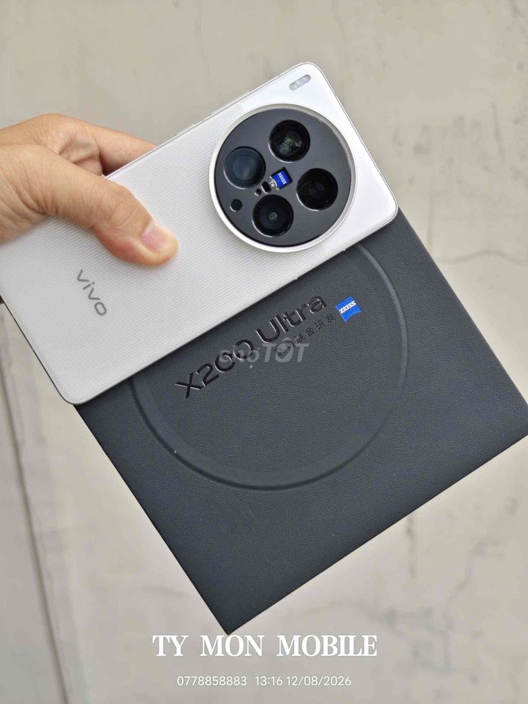 Vivo X200 Ultra 5G 12GB/256GB Trắng. Mua bán Điện thoại tại Quận 5 Tp Hồ Chí Minh được đăng bởi TY  MON MOBILE hình 1