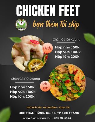 Chân gà Sả tắc & Sốt Thái. Mua bán Đồ ăn, thực phẩm và các loại khác tại Thành phố Sóc Trăng Sóc Trăng được đăng bởi Võ Hoàng Phi