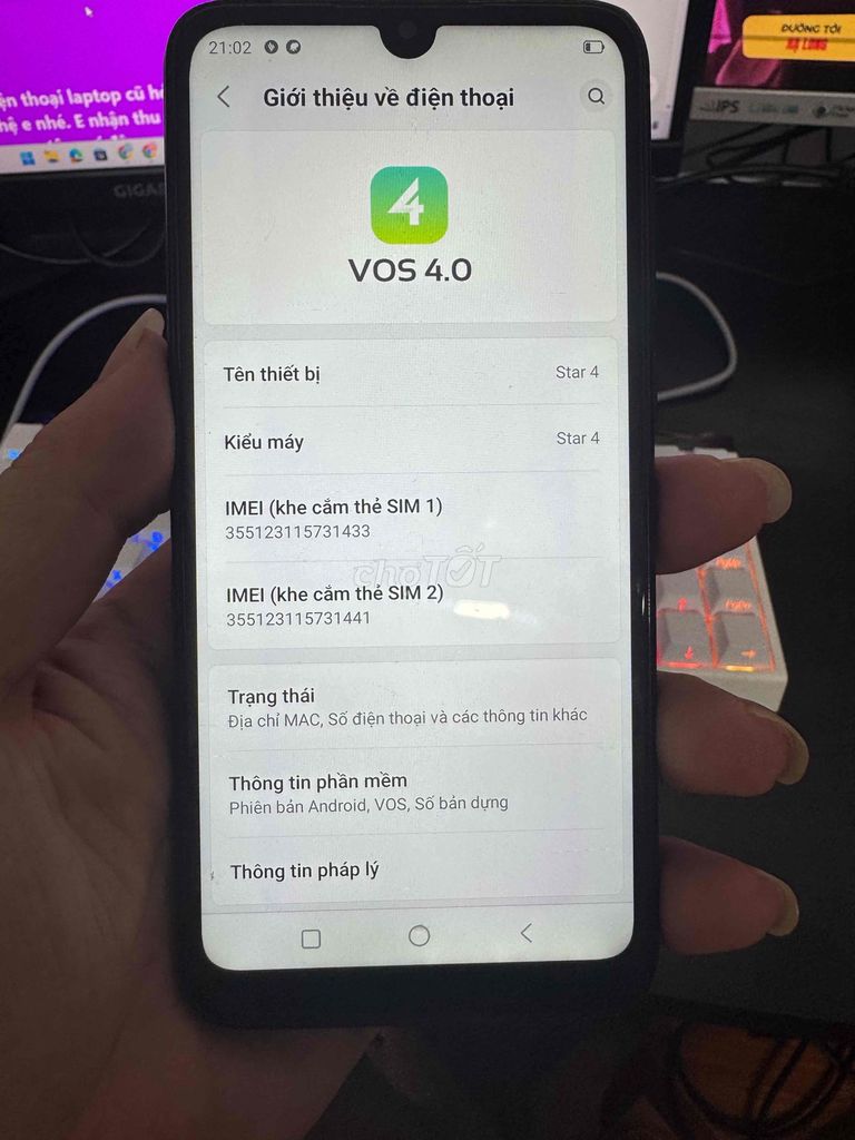 Vsmart Star 4 16GB Đen. Mua bán Điện thoại tại Quận Nam Từ Liêm Hà Nội được đăng bởi Hiếu hình 1