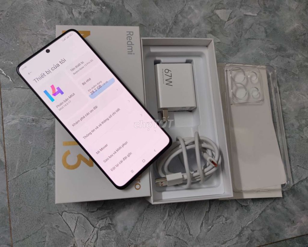 Redmi Note 13 Pro 5G Fullbox như mới (có giao lưu)