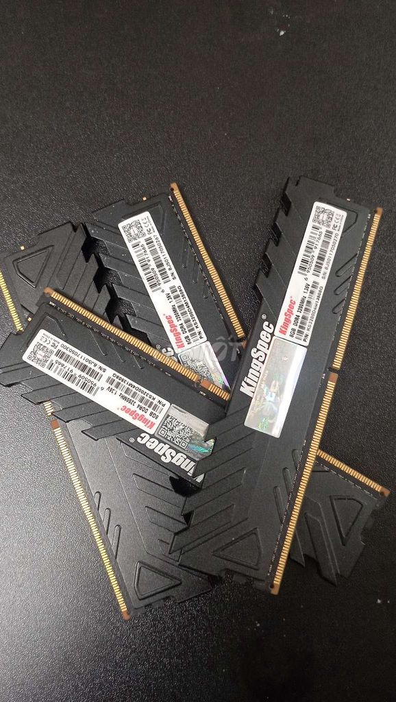 4 thanh RAM Kingspec 8GB 3200MHz Như mới. Mua bán Linh kiện (RAM, Card...) tại Huyện Thanh Trì Hà Nội được đăng bởi Nguyễn Kiên hình 1