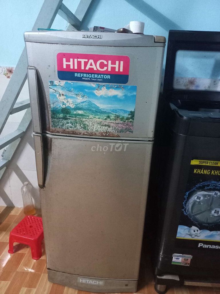 Tủ lạnh Hitachi 2 cửa Xám. Mua bán Tủ lạnh tại Thành phố Biên Hòa Đồng Nai được đăng bởi Đỗ Văn Dân hình 1