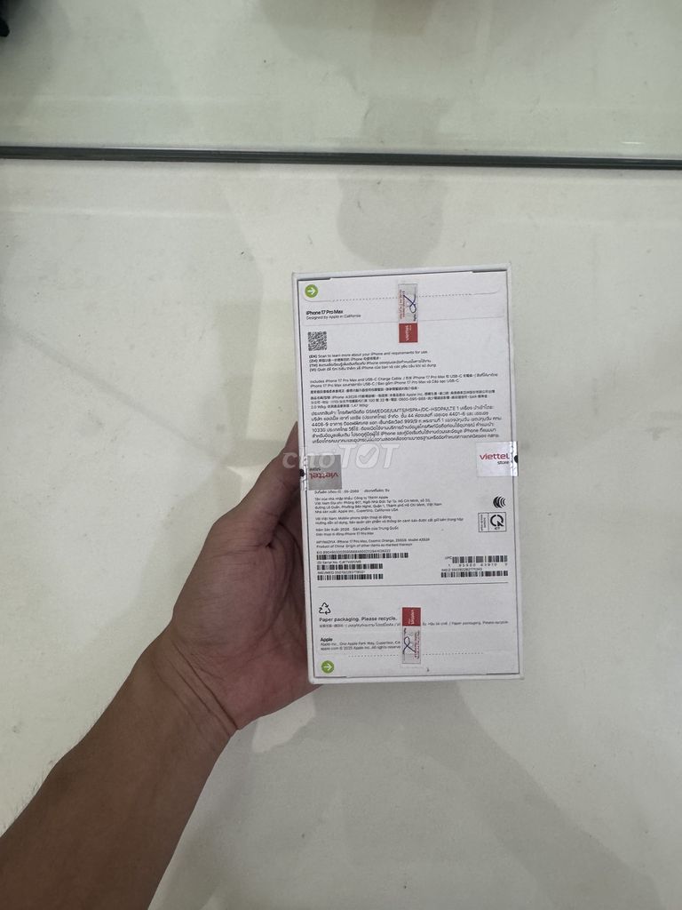 Apple iPhone 17 Pro Max 256GB Cam Mới 100%. Mua bán Điện thoại tại Thị xã Bến Cát Bình Dương được đăng bởi Trần Ngọc Tấn  hình 1