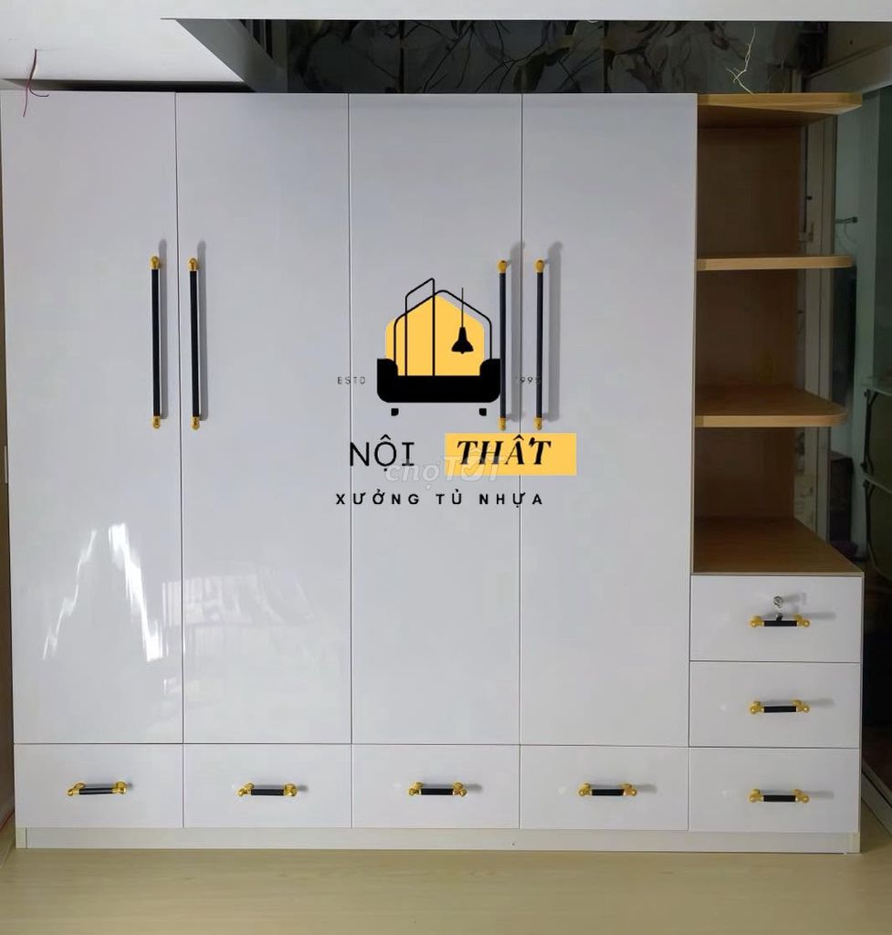 Tủ quần áo Nhựa Đài Loan 1m8x1m85 . Mua bán Tủ, kệ gia đình tại Thị xã Bến Cát Bình Dương được đăng bởi Cửa Hàng Nội Thất hình 1