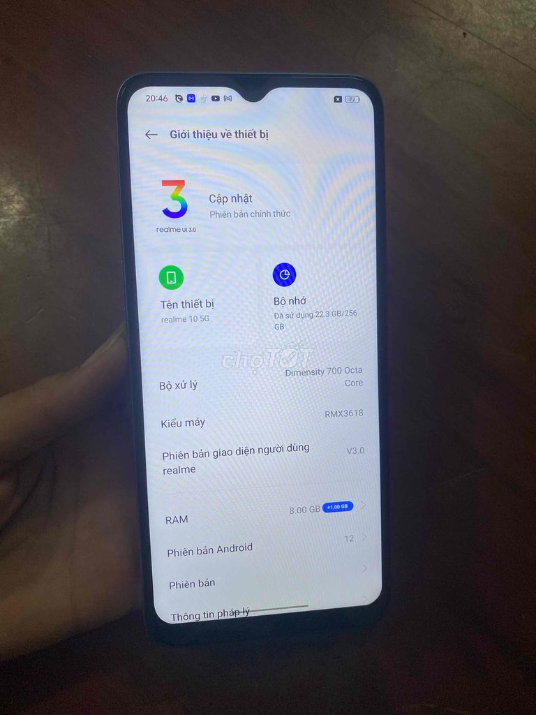 Realme 10 5G Zin mới 98% 8/256g. Mua bán Điện thoại tại Huyện Củ Chi Tp Hồ Chí Minh được đăng bởi Linh hình 1