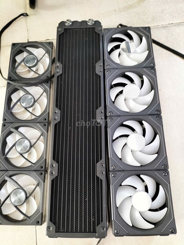 thanh lý linh kiện tản nước + fan + hub = 300k