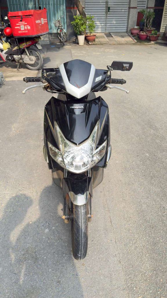Honda Air Blade Fi 2009, черный, серебристый