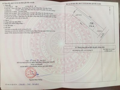 1) Đất ODT:50m2, giá:650.000.000đ. 2) Đất ONT 110m2 giá 650.000.000đ. Mua bán đất tại Huyện Hiệp Hòa Bắc Giang được đăng bởi Nguyen van Dinh