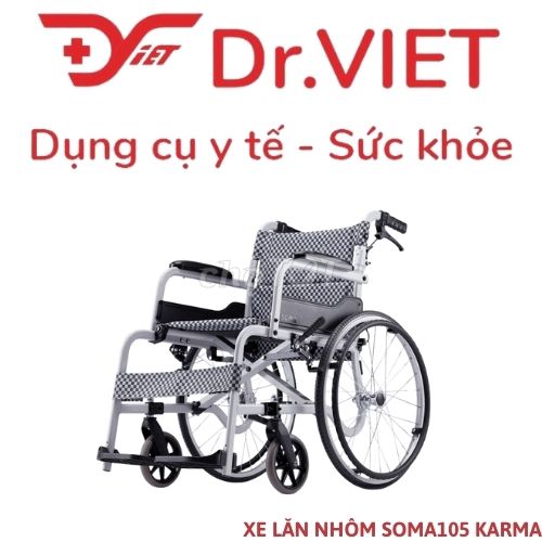 Xe Lăn Nhôm KARMA SOMA 105 chính hãng. Mua bán Nội thất, đồ gia dụng khác tại Quận 12 Tp Hồ Chí Minh được đăng bởi CÔNG TY Y KHOA DR VIỆT hình 1