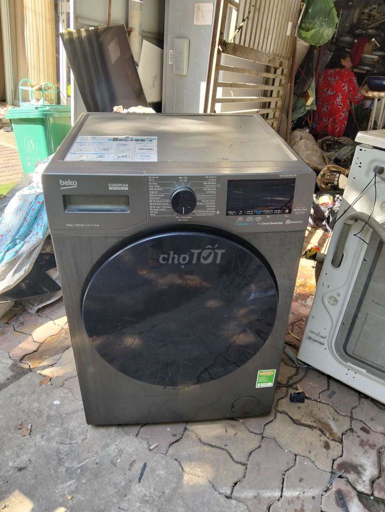 Máy giặt Beko Inverter 10kg Xám. Mua bán Máy giặt tại Thành phố Vũng Tàu Bà Rịa - Vũng Tàu được đăng bởi aMinh hình 1