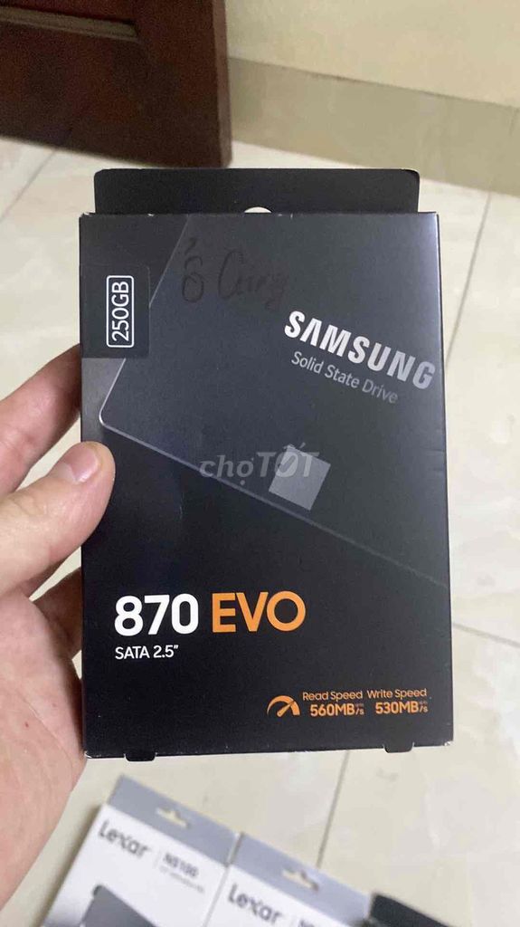 Ổ cứng SSD Samsung 870 EVO 250GB. Mua bán Linh kiện (RAM, Card...) tại Huyện Văn Giang Hưng Yên được đăng bởi Lê Việt Hùng hình 1