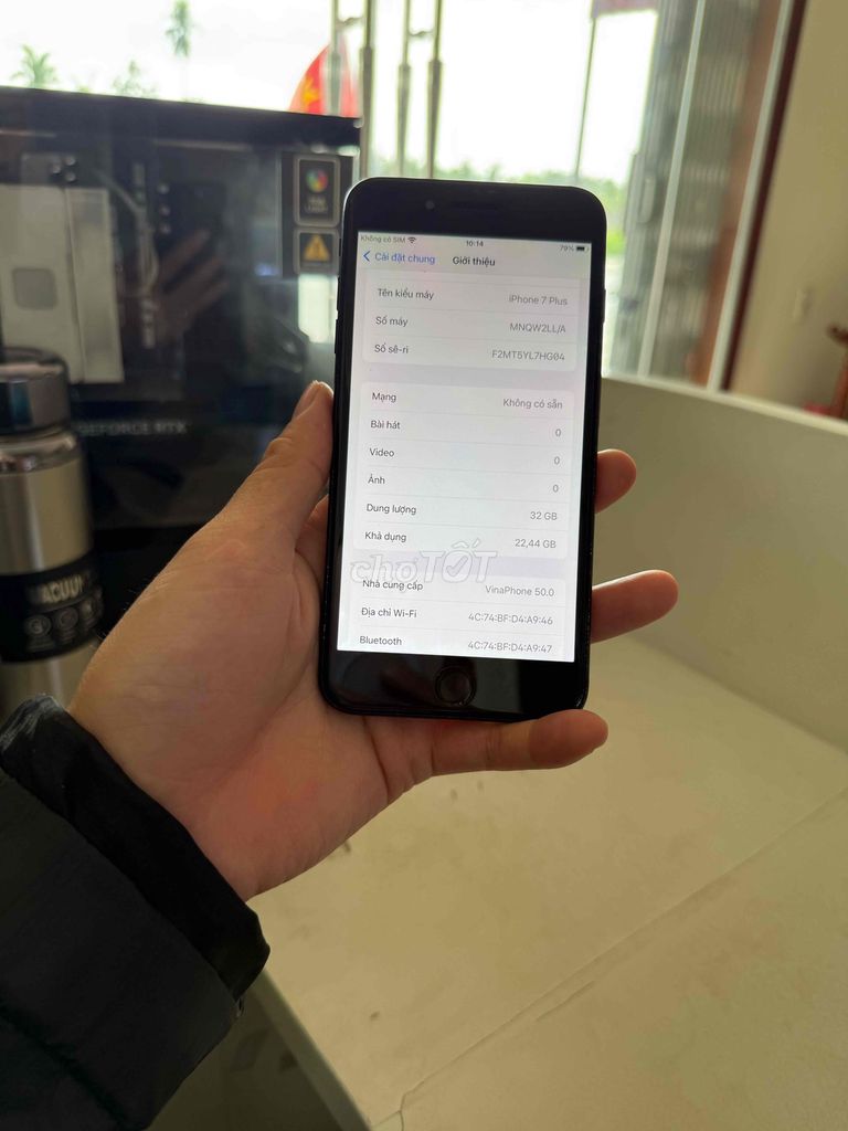 Apple iPhone 7 Plus 32GB Đen. Mua bán Điện thoại tại Huyện Thuỷ Nguyên Hải Phòng được đăng bởi Hùng Nguyễn THP store hình 1