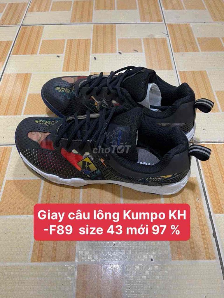 Giày cầu lông Kumpo KH -F89 size 43 mới 97