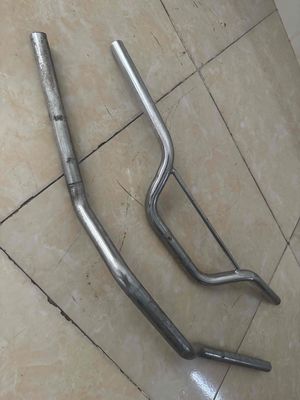 Ghi đông xe máy Kim loại Bạc