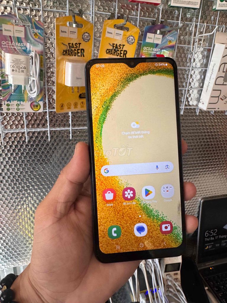 Samsung Galaxy A04s Xanh lá. Mua bán Điện thoại tại Huyện Thới Bình Cà Mau được đăng bởi hoang phi hình 1