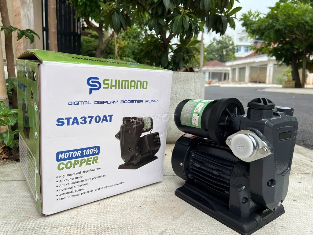 Bơm Tăng áp tự động SHIMANO 370W Mô tơ lõi đồng