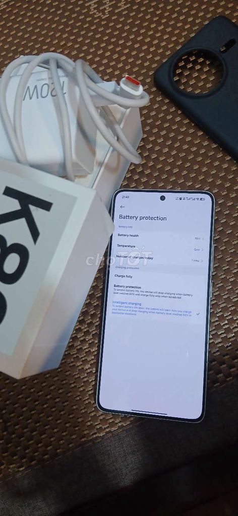 Xiaomi Redmi K80 Pro 256GB Trắng. Mua bán Điện thoại tại Huyện Nghĩa Hưng Nam Định được đăng bởi Lê Đại Thành hình 1