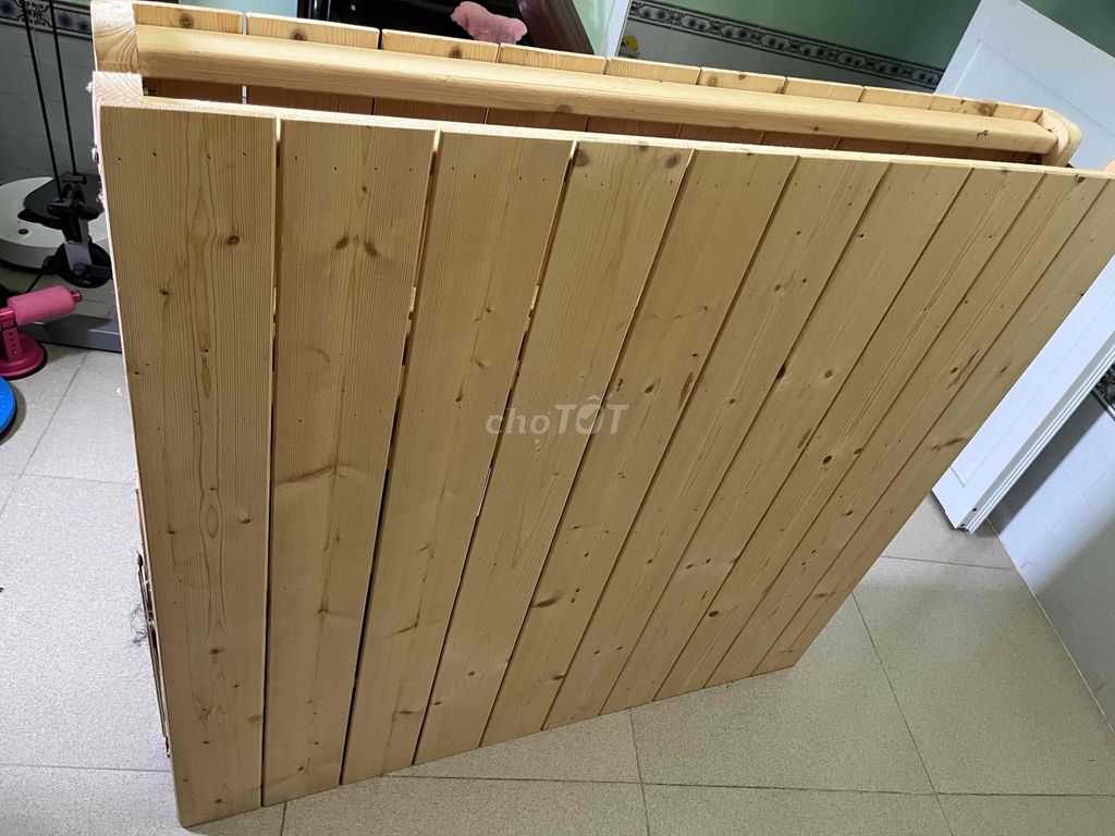 Giường gấp gỗ thông vàng 100cm*195cm. Mua bán Giường, chăn ga gối nệm tại Thành phố Thủ Đức Tp Hồ Chí Minh được đăng bởi Nguyễn Lê Minh hình 1