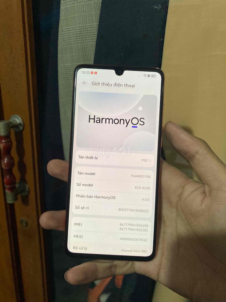 Huawei P30 Cam. Mua bán Điện thoại tại Quận Bình Thuỷ Cần Thơ được đăng bởi KengBu hình 1