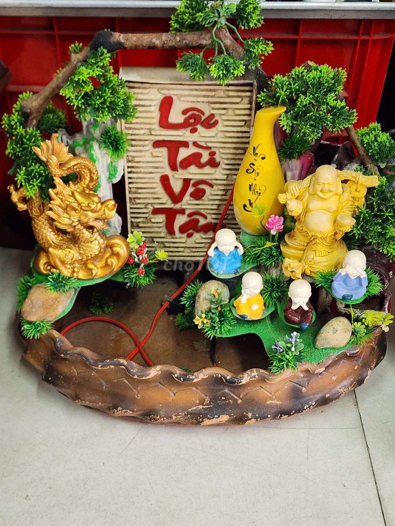 Hòn non bộ mini Gốm sứ Phong thủy. Mua bán Cây cảnh, đồ trang trí tại Quận Bình Tân Tp Hồ Chí Minh được đăng bởi C trinh hình 1