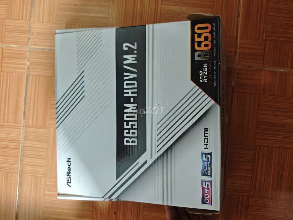Bo mạch chủ ASRock B650M-HDV/M.2 Đen. Mua bán Linh kiện (RAM, Card...) tại Huyện Di Linh Lâm Đồng được đăng bởi Nguyễn Quang hình 1