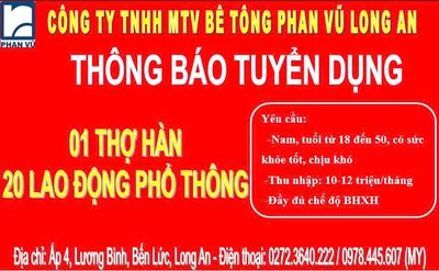 CÔNG TY PHAN VŨ LONG AN