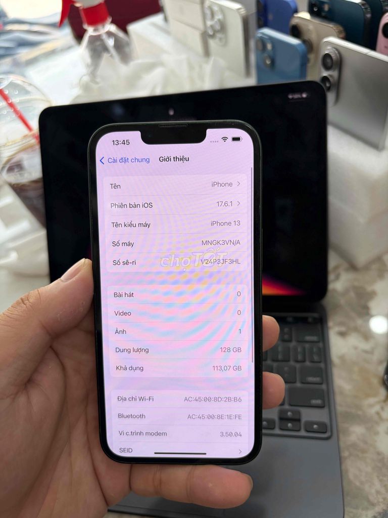iphone 13 128gb xanh lá pin 85%. Mua bán Điện thoại tại Huyện Thanh Trì Hà Nội được đăng bởi Đoàn Xuân Tùng hình 1