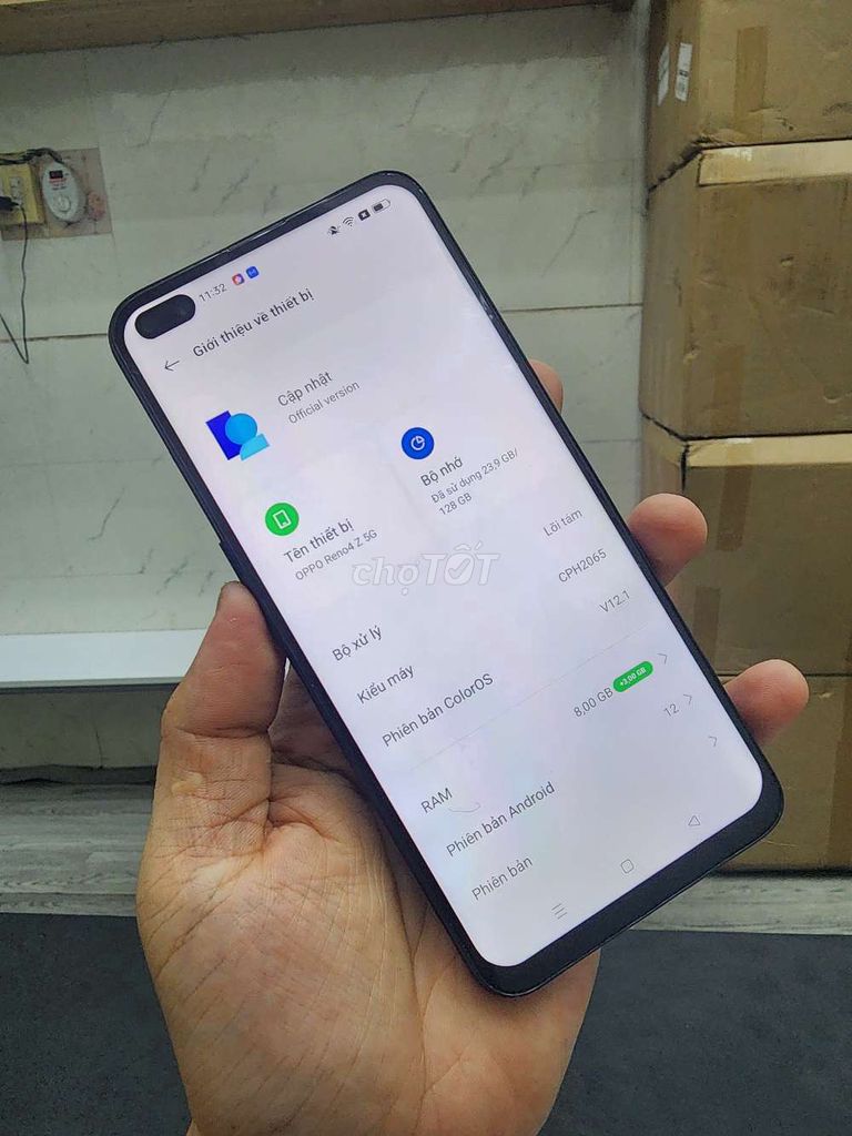 OPPO Reno 4Z 5G 8GB/128GB Đen. Mua bán Điện thoại tại Quận Ninh Kiều Cần Thơ được đăng bởi nguyễn Trần Quân hình 1