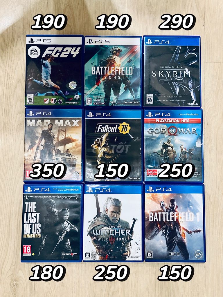 Đĩa game PS4 PS5 chính hãng. Mua bán Thiết bị chơi game tại Quận Bình Thạnh Tp Hồ Chí Minh được đăng bởi Huy Nguyen hình 1