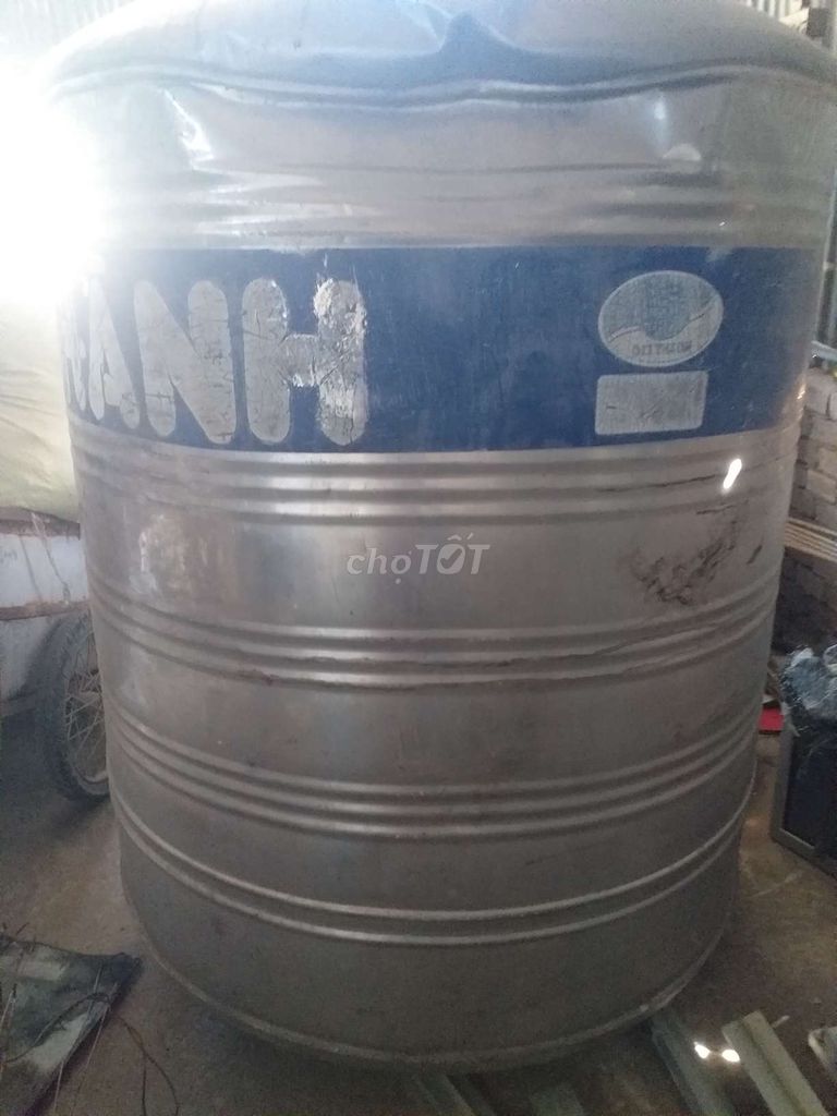 Bồn đứng inox đại thành 2000 l