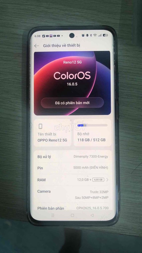 OPPO Reno12 5G 512GB. Mua bán Điện thoại tại Thành phố Thủ Dầu Một Bình Dương được đăng bởi Tuấn hình 1