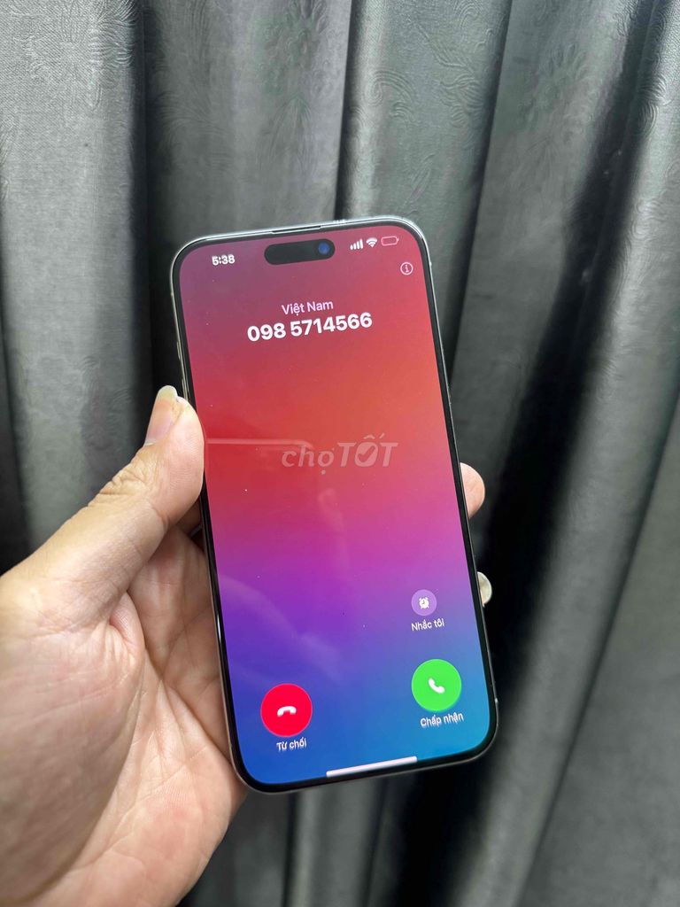 Apple iPhone 15 Pro Max Bạc. Mua bán Điện thoại tại Quận Long Biên Hà Nội được đăng bởi hồ mạnh hiếu hình 1