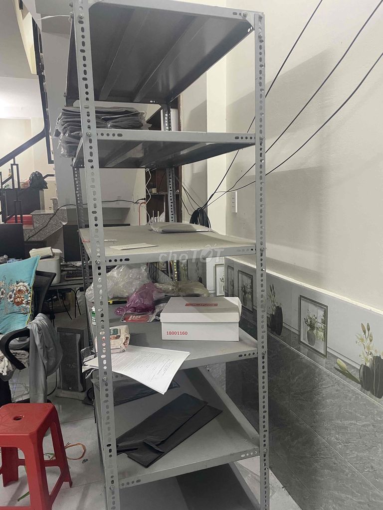 Kệ sắt chữ V 6 tầng Xám 120cm*60cm*200cm. Mua bán Tủ, kệ gia đình tại Quận Tân Phú Tp Hồ Chí Minh được đăng bởi Thu Hồng hình 1