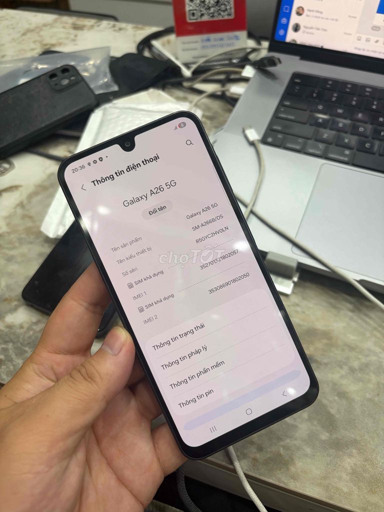 Samsung Galaxy A26 5G Đen. Mua bán Điện thoại tại Huyện Thanh Trì Hà Nội được đăng bởi Đoàn Xuân Tùng hình 1