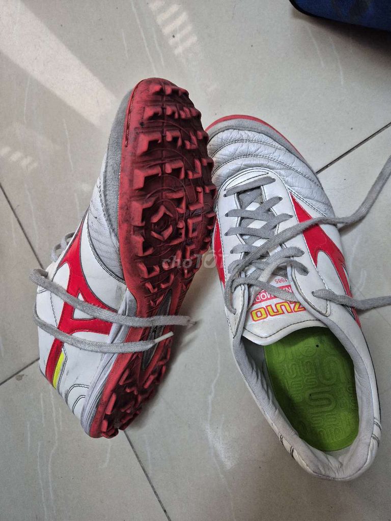 Giày đá bóng Mizuno 40.5 Nam Trắng Đỏ. Mua bán Giày dép tại Quận Gò Vấp Tp Hồ Chí Minh được đăng bởi Sumy nguyen hình 1