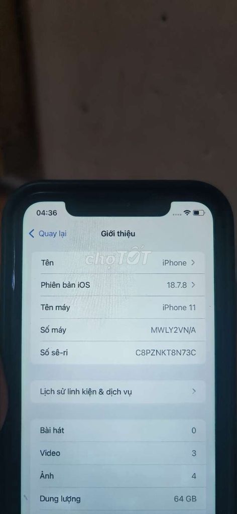 iPhone 11 64GB Xanh Đã qua sử dụng. Mua bán Điện thoại tại Huyện Bù Đăng Bình Phước được đăng bởi Viết Huy Đường hình 1