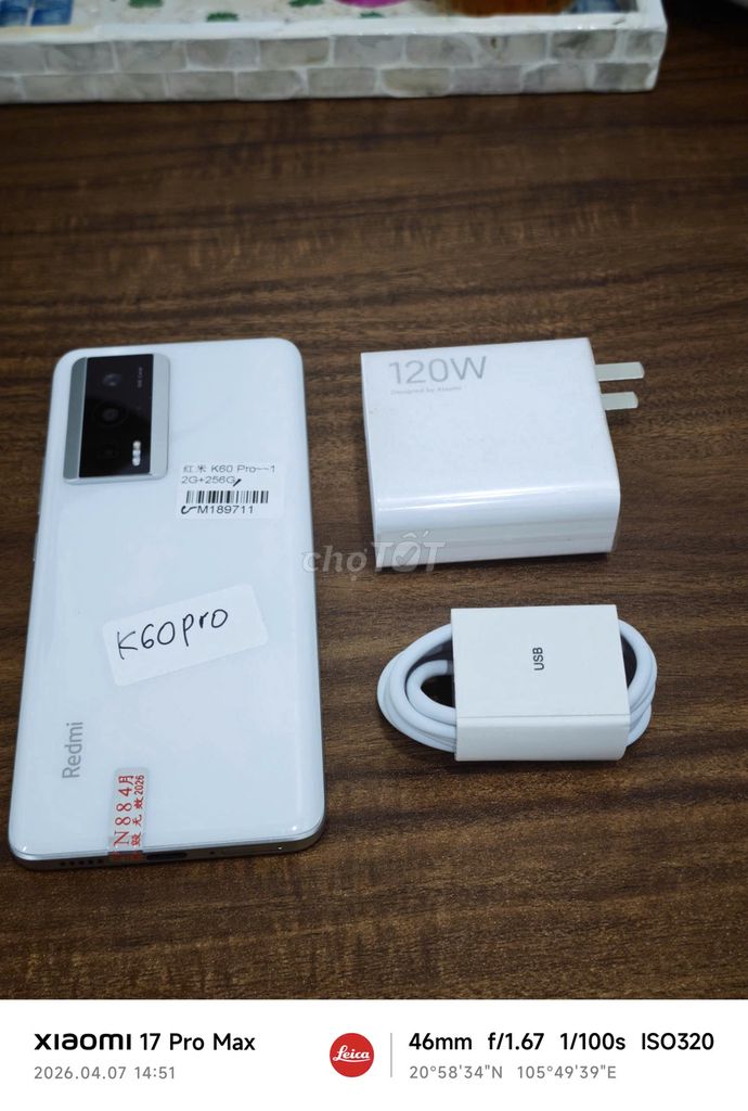 Redmi K60 Pro 12/256 sạc 120w có ship COD. Mua bán Điện thoại tại Quận Hoàng Mai Hà Nội được đăng bởi Trần Ngọc Hiếu hình 1