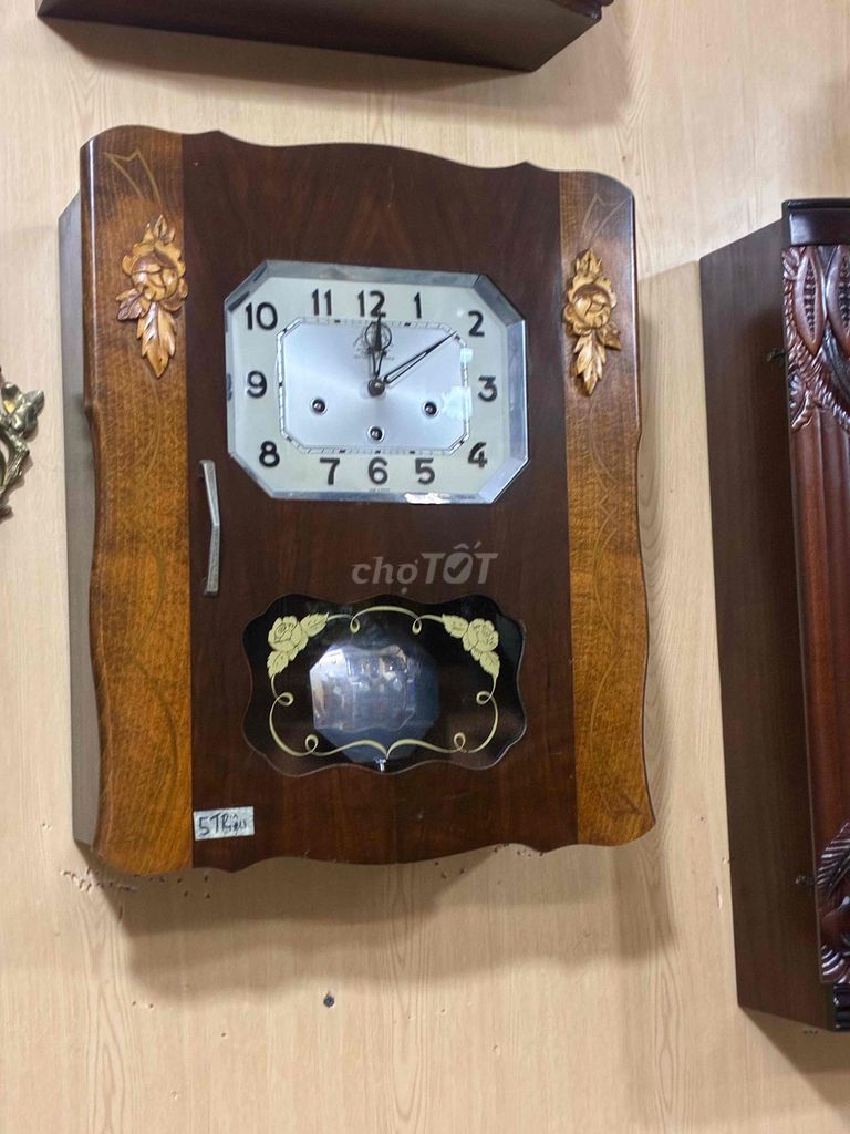 Đồng hồ gỗ Pháp 8 gông 8 búa Nâu. Mua bán Nội thất, đồ gia dụng khác tại Quận Ngô Quyền Hải Phòng được đăng bởi Hoàng lan hương hình 1
