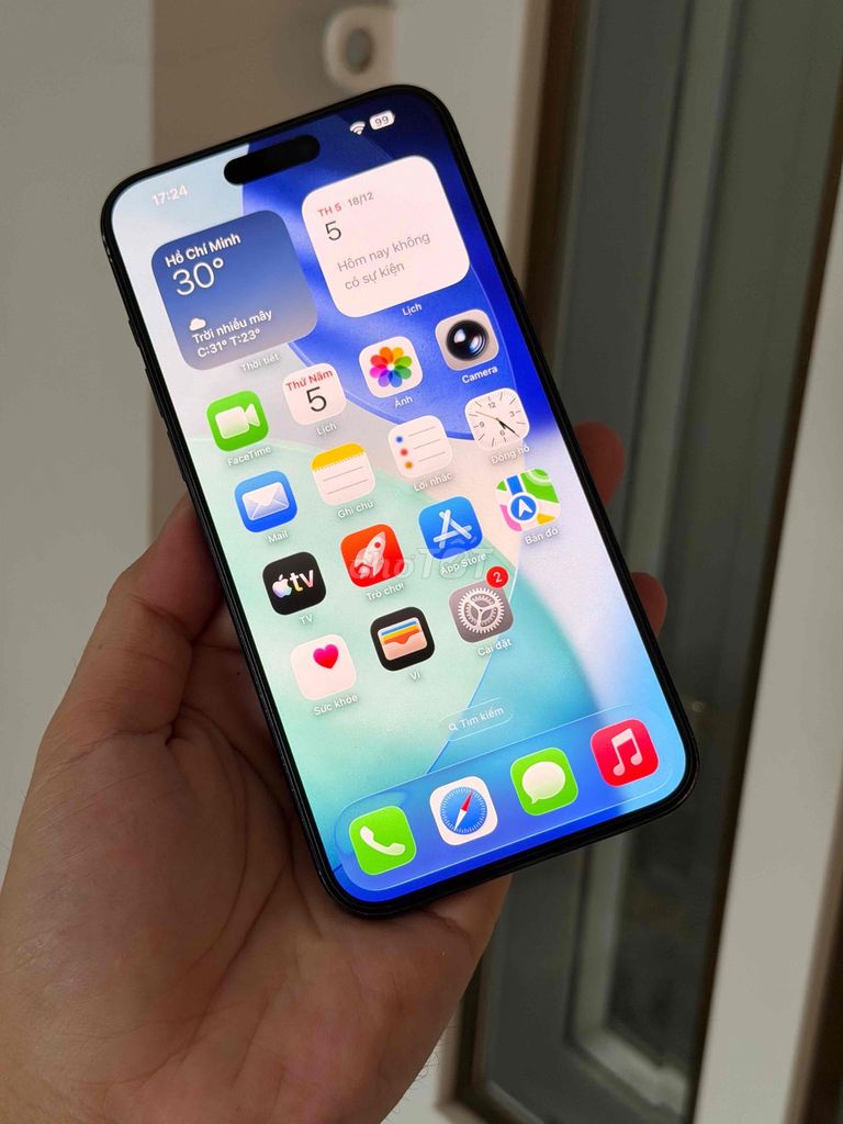 Apple iPhone 15 Pro Max 512GB Xanh Quốc Tế Mỹ. Mua bán Điện thoại tại Quận Cái Răng Cần Thơ được đăng bởi Đức Xưởng Đức Khánh Lý hình 1