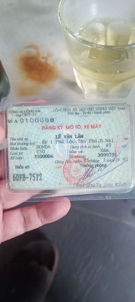 Honda Cub81 50cc. Mua bán Xe máy tại Quận 12 Tp Hồ Chí Minh được đăng bởi Tùng Lâm hình 3