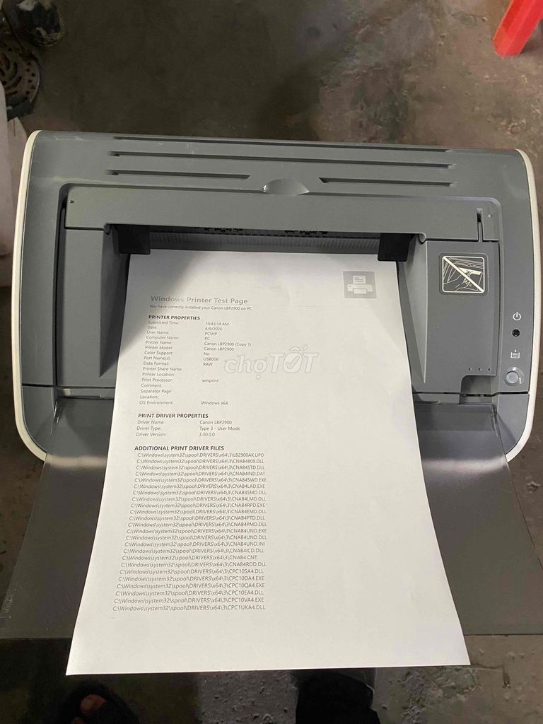Máy in Canon LBP2900 Trắng xám. Mua bán Đồ dùng văn phòng tại Thành phố Tây Ninh Tây Ninh được đăng bởi Trịnh Hoàng hình 1
