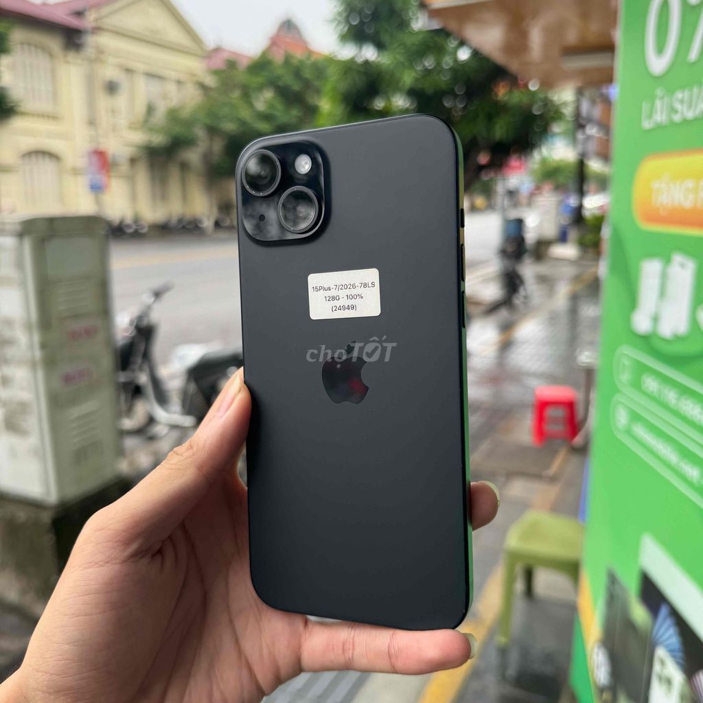 💥 iPhone 15 Plus P100 Còn BH Apple | Có nợ xấ u. Mua bán Điện thoại tại Quận Ngô Quyền Hải Phòng được đăng bởi minmobile HP hình 1