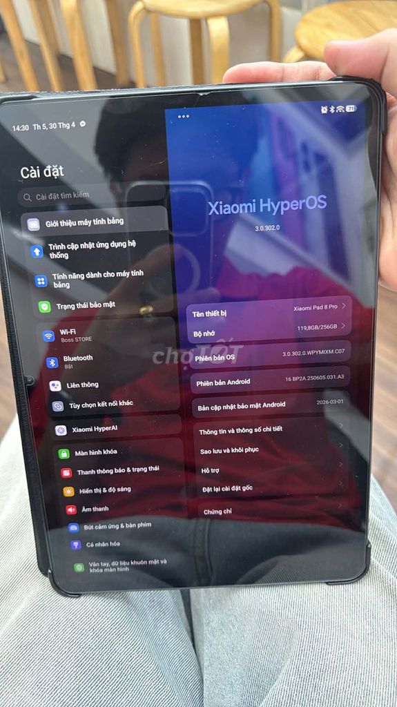 Xiaomi Pad 8 Pro 256GB. Mua bán Máy tính bảng tại Quận 7 Tp Hồ Chí Minh được đăng bởi Tính Đặng hình 1