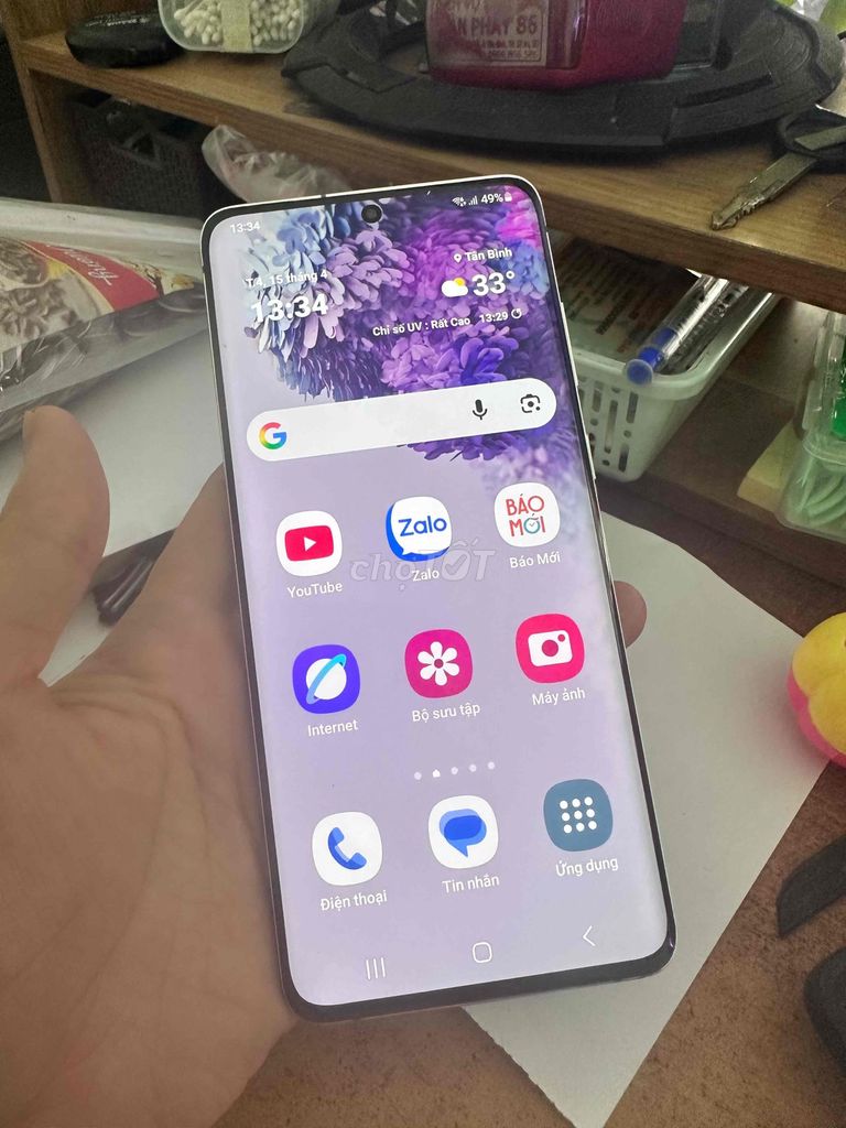 Samsung Galaxy S20+ 8GB/128GB Trắng. Mua bán Điện thoại tại Thành phố Dĩ An Bình Dương được đăng bởi Nguyễn Hải hình 1
