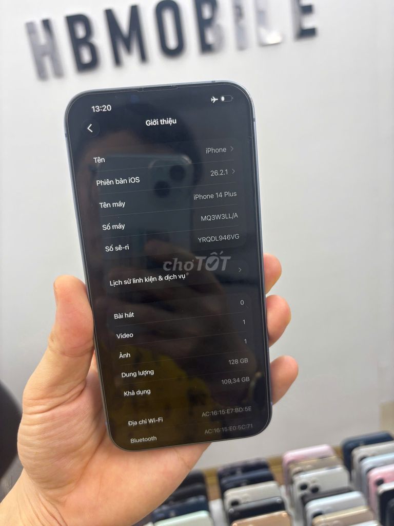 iPhone 14 Plus 128GB Xanh Oled. Mua bán Điện thoại tại Quận Bắc Từ Liêm Hà Nội được đăng bởi Cửa hàng Bính Táo hình 1