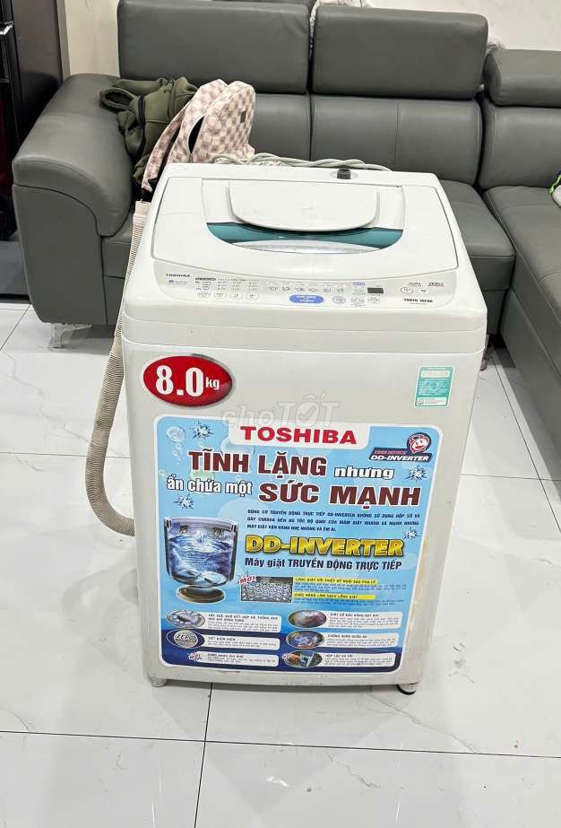 MÁY GIẶT CẦN THANH LÝ NGAY - TOSHIBA 8KG