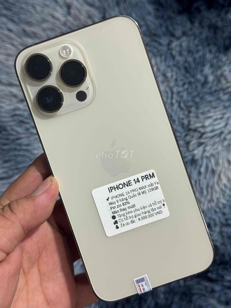 iPhone 14 Pro Max 128GB Vàng Mỹ. Mua bán Điện thoại tại Huyện Trảng Bom Đồng Nai được đăng bởi Hồ Trung Hiếu hình 1