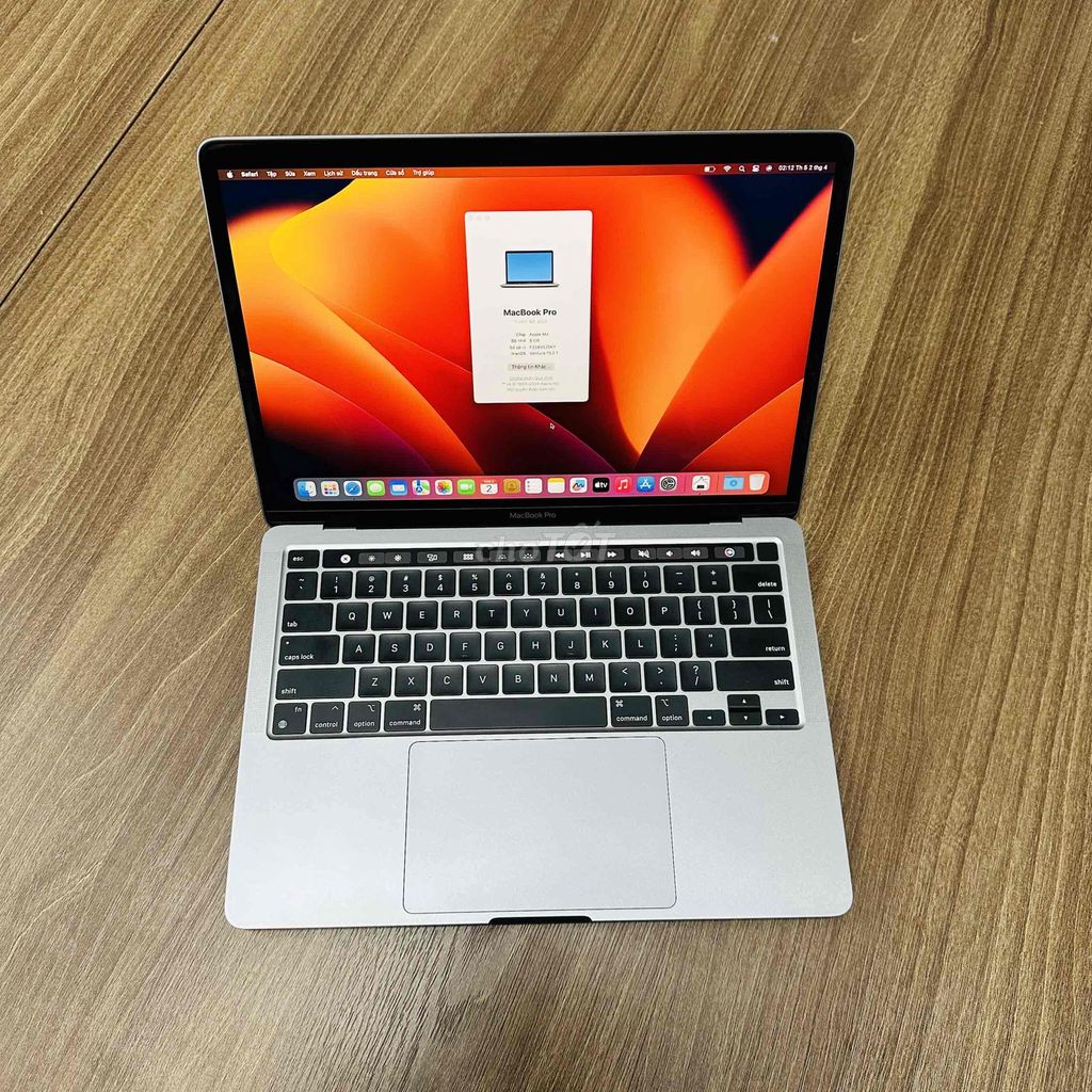 Macbook Pro 13 inch M2 8/256 màu Space Grey. Mua bán Laptop tại Quận Cầu Giấy Hà Nội được đăng bởi TT Store hình 1