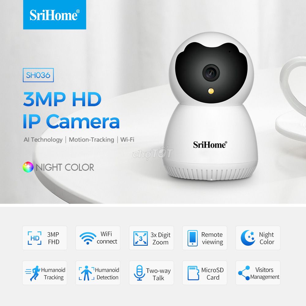 Camera Srihome SH036 3MP